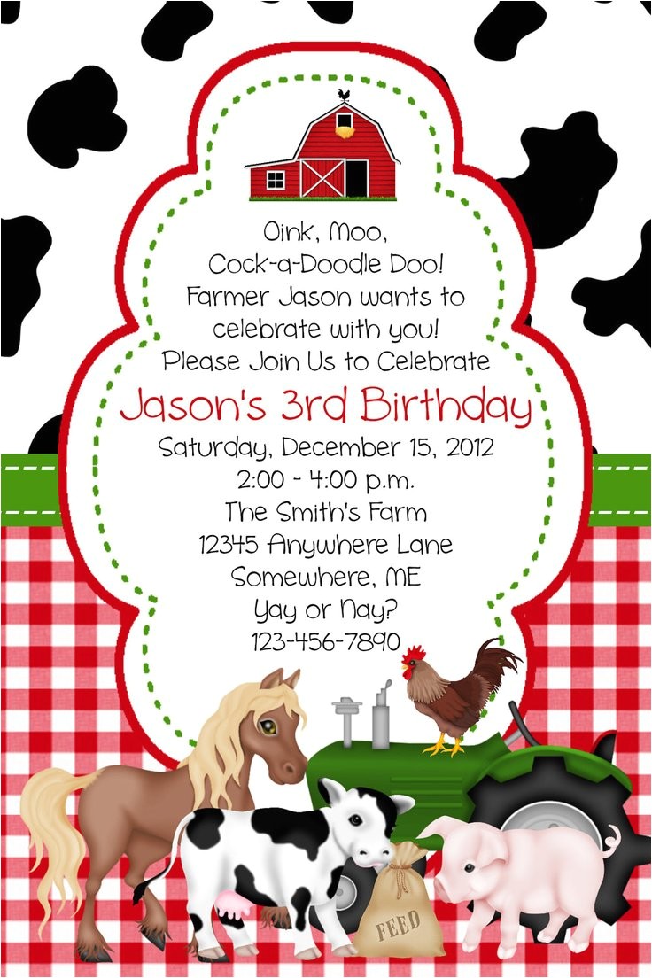 Farmyard Party Invitations Free Barn Birthday Invitations Best Party Ideas