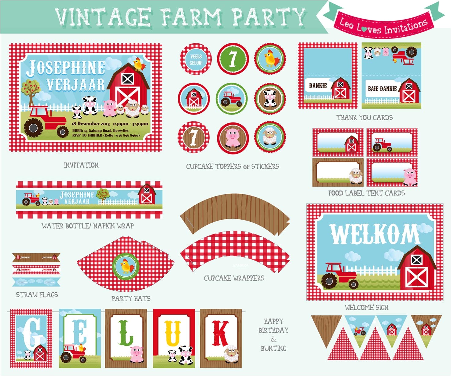 Farmyard Party Invitations Free Farm Party Printable Leo Loves Invitations