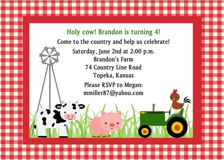 Farmyard Party Invitations Free Free Printable Cow Birthday Invitations Lijicinu