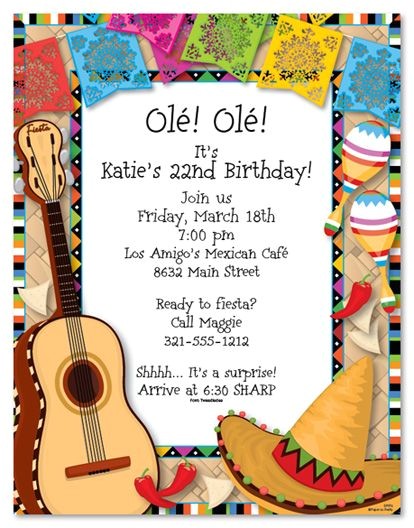 Fiesta Christmas Party Invitations Mexican Fiesta Invitations Christmas Photo Cards