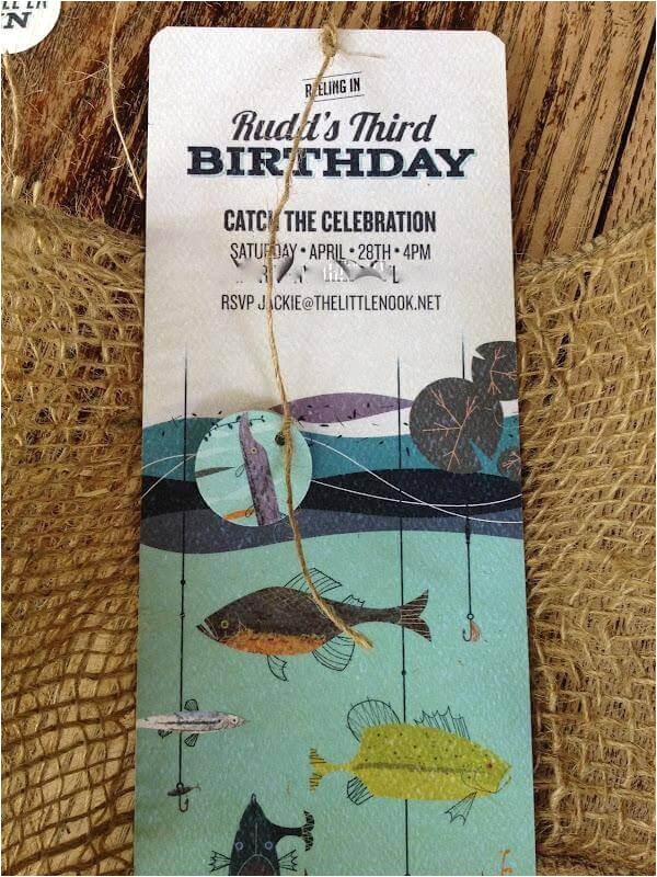 Fishing themed Party Invitations A Boy S Vintage Fishing themed Birthday Party Spaceships