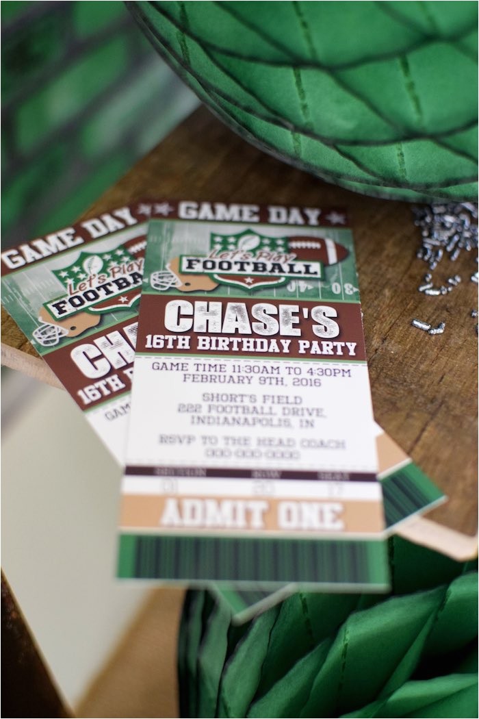 Flag Football Party Invitations Kara 39 S Party Ideas Football themed Birthday Party Kara 39 S Flag Football Party Invitations Kara 39 S Party Ideas Football themed Birthday Party Kara 39 S