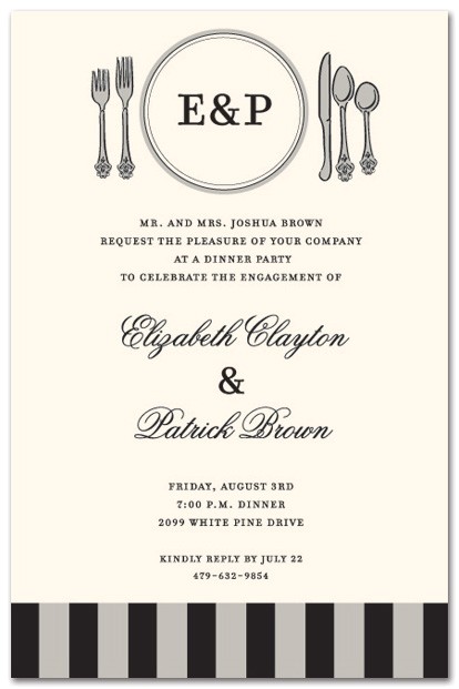 Formal Dinner Party Invitations formal Dinner Party Invitations Cimvitation