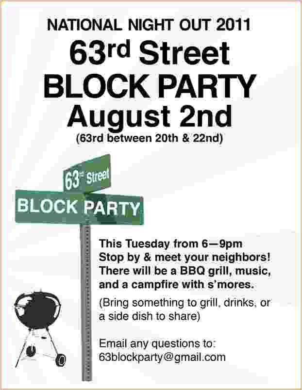 Free Block Party Invitation Template 4 Block Party Flyer Template Bookletemplate org