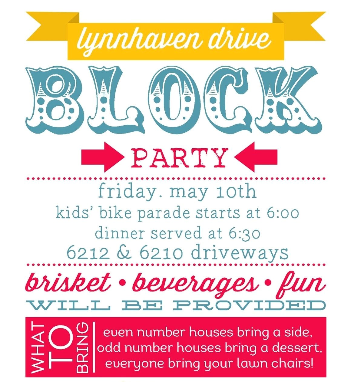 Free Block Party Invitation Template Planning Summer Block Party Party Invitations