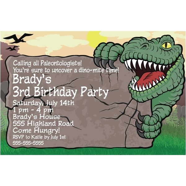 Free Dinosaur Birthday Party Invitation Template Dinosaur Birthday Party Invitations Template Resume Builder