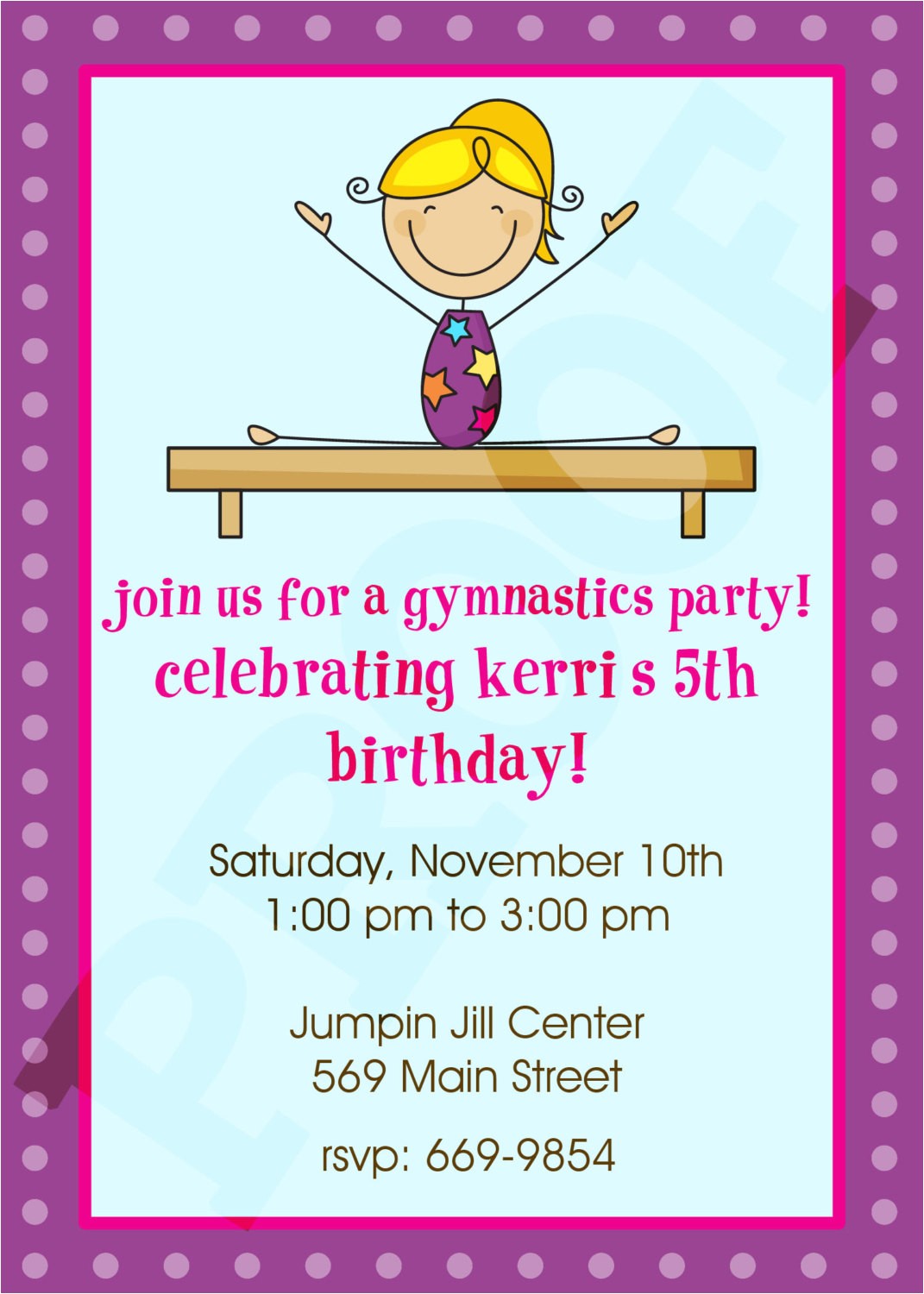 Free Gymnastics Party Invitation Templates Free Printable Gymnastic Birthday Invitations Updated