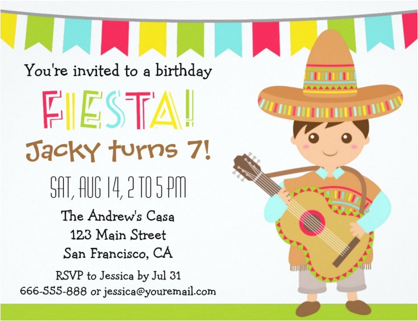 Free Mexican themed Party Invitation Template Mexican Fiesta Party Invitation Templates Free Home