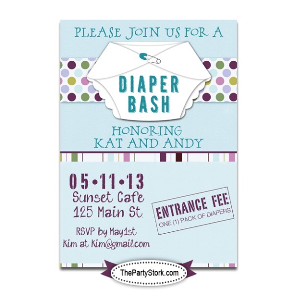 Free Printable Diaper Party Invitation Templates 7 Best Images Of Diaper Shower Invitations Printable