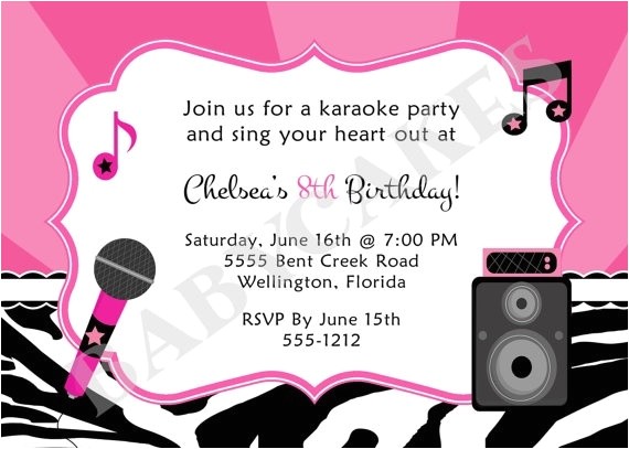 Free Printable Karaoke Party Invitations 17 Best Images About Karaoke Birthday Party On Pinterest Free Printable Karaoke Party Invitations 17 Best Images About Karaoke Birthday Party On Pinterest