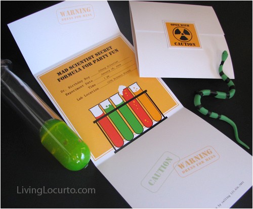 Free Printable Science Birthday Party Invitations Birthday Party Ideas for Boys with Free Printables