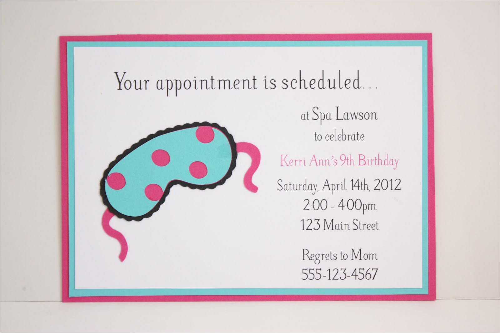 Free Printable Spa Party Invitations Spa Birthday Party Invitations Free Printable Home Party