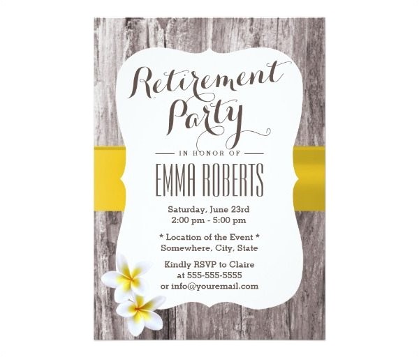 Free Templates for Retirement Party Invitations 30 Retirement Party Invitation Design Templates Psd