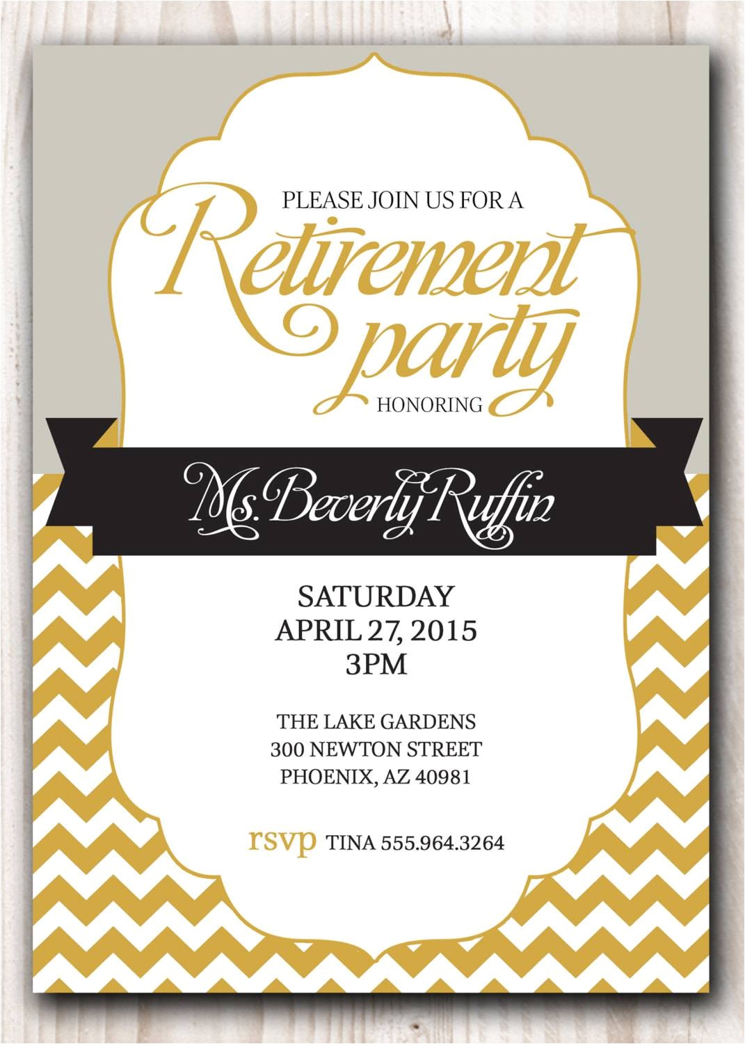 Free Templates for Retirement Party Invitations Retirement Party Invitation Template Party Invitations