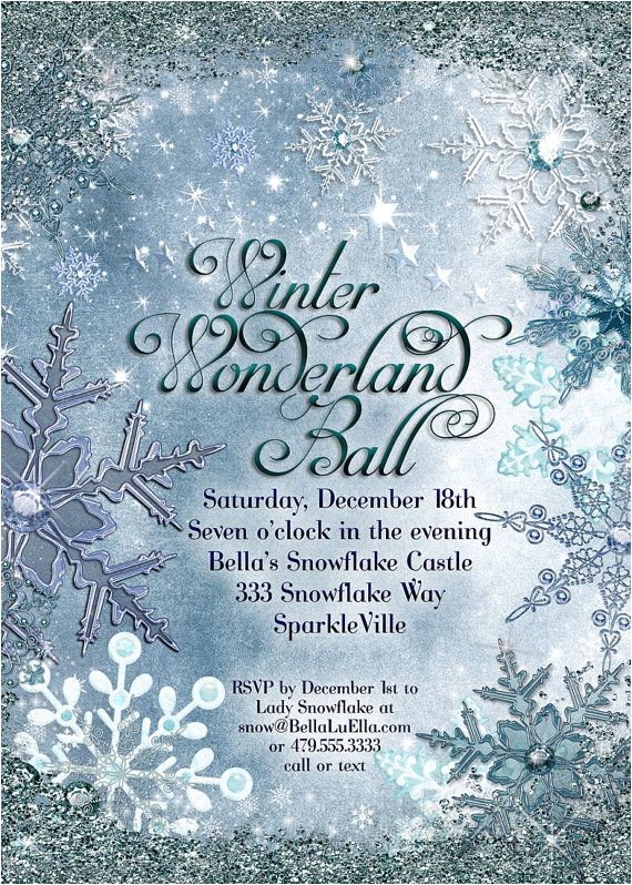 Free Winter Wonderland Party Invitations 31 Best Winter Wonderland Invitations Images On Pinterest