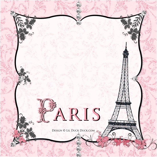 French Party Invitation Templates Paris Bridal Shower Invitations soiree Personalized European