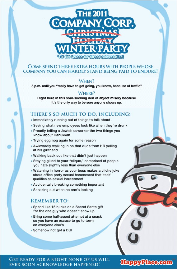 Funny Office Christmas Party Invitation Wording Funny Office Party Invitation Wording