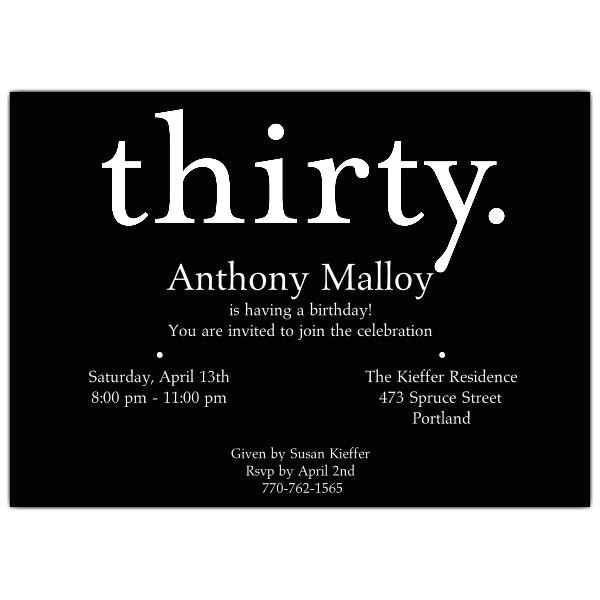 Funny Wording for 30th Birthday Party Invitation 20 Interesting 30th Birthday Invitations themes Wording