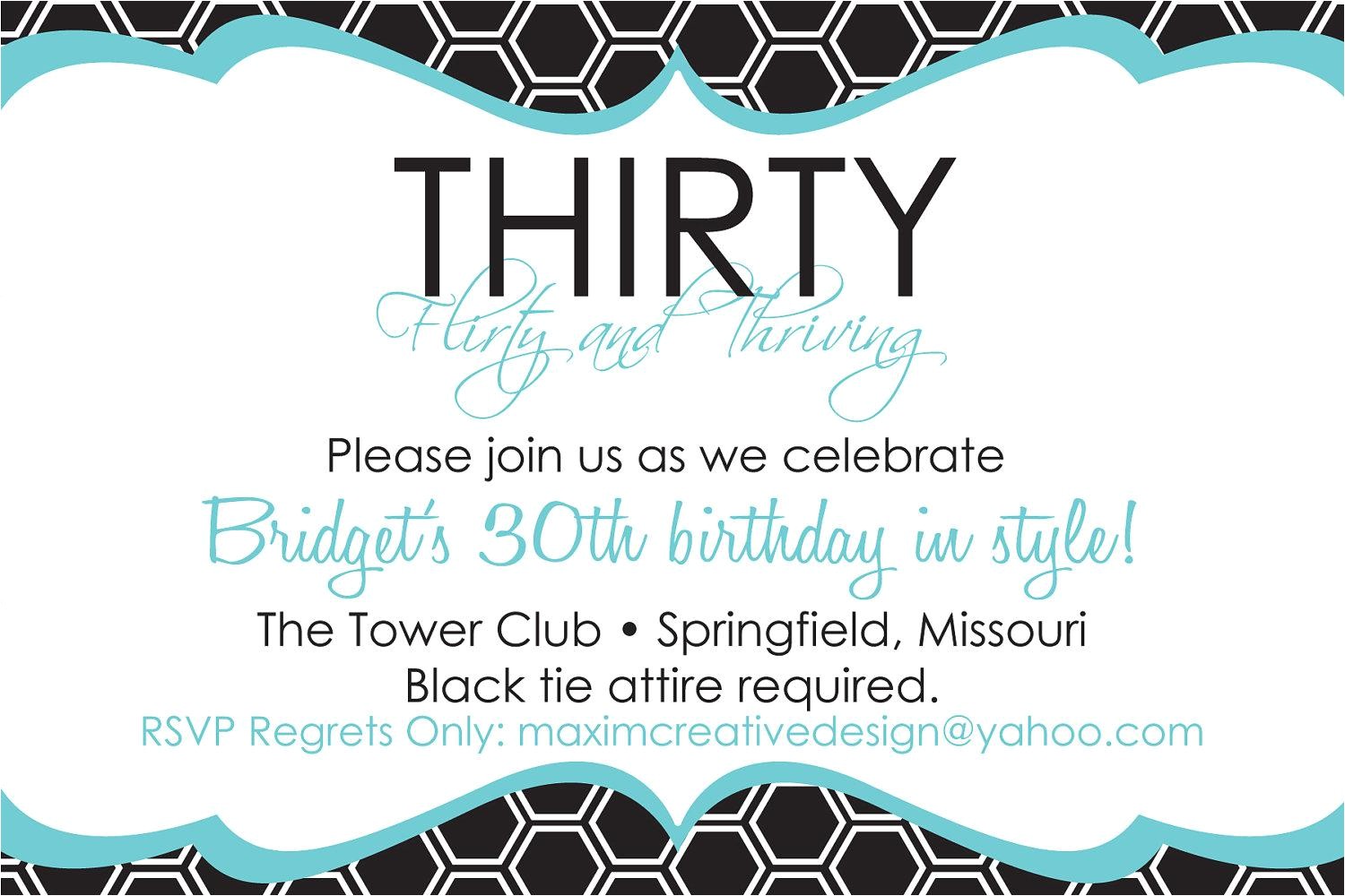 Funny Wording for 30th Birthday Party Invitation 20 Interesting 30th Birthday Invitations themes Wording