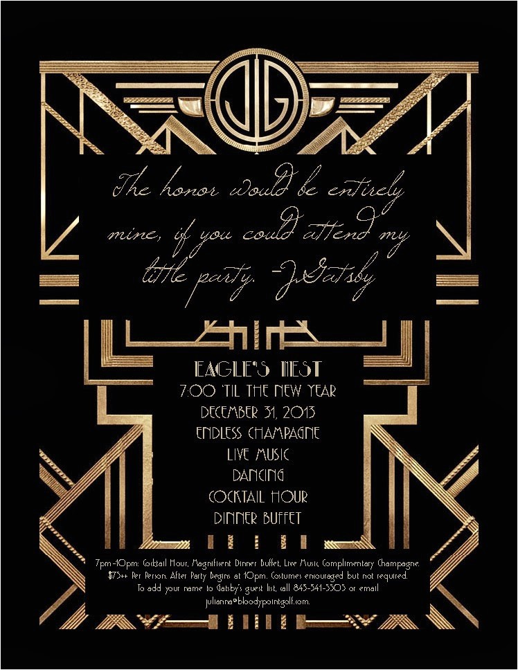 Gatsby themed Party Invitations Jazz Blues Florida Florida 39 S Online Guide to Live Jazz Gatsby themed Party Invitations Jazz Blues Florida Florida 39 S Online Guide to Live Jazz