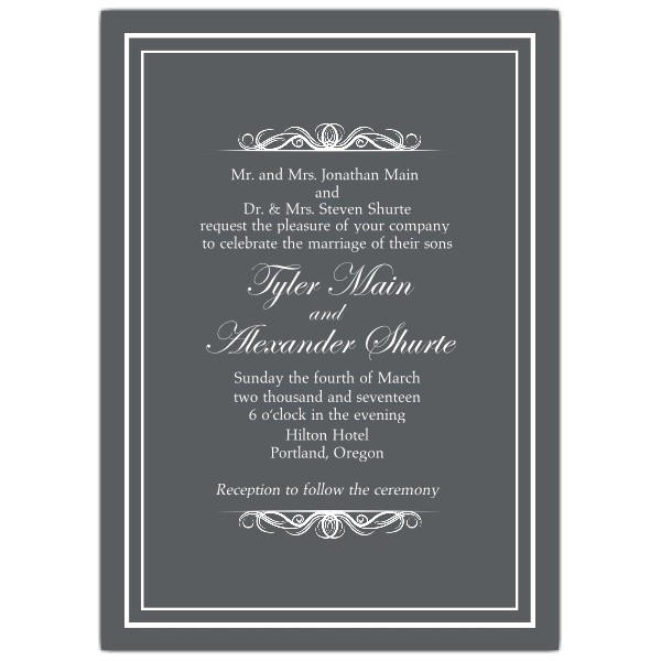 Gay Engagement Party Invitations Scrolls Gay Men Wedding Invitations Paperstyle Gay Engagement Party Invitations Scrolls Gay Men Wedding Invitations Paperstyle