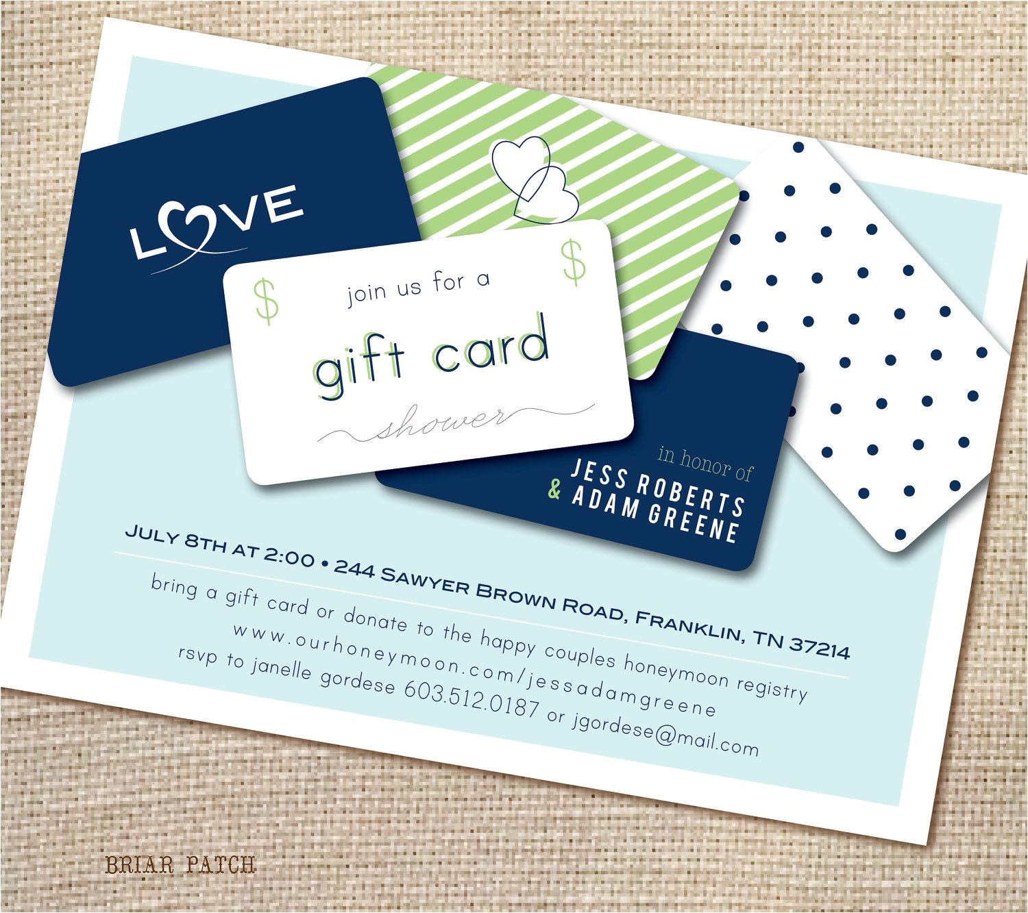 Gift Card Party Invitation Wording Gift Card Bridal Shower Invitation Wording Gift Card