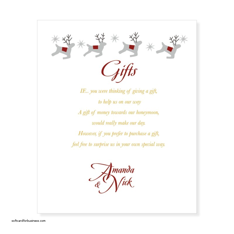 Gift Card Party Invitation Wording Wedding Invitation Lovely Gift List Wording Wedding