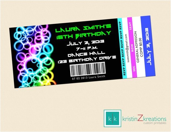 Glow Stick Party Invitations 15 Glow In the Dark Party Ideas B Lovely events Glow Stick Party Invitations 15 Glow In the Dark Party Ideas B Lovely events