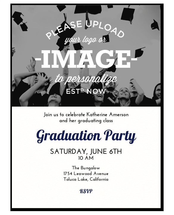 Graduation Party Invitation Postcard Templates Free 37 Invitation Templates Word Pdf Psd Publisher
