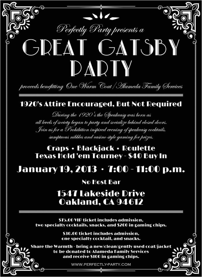 Great Gatsby Holiday Party Invitations Lost In Translation why I Won 39 T Be attending Your Quot Gatsby