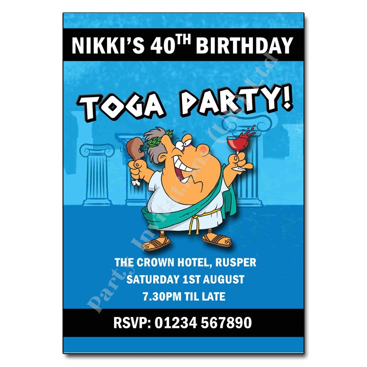 Greek Party Invitations Roman or Greek themed Party Invitations the Invitation