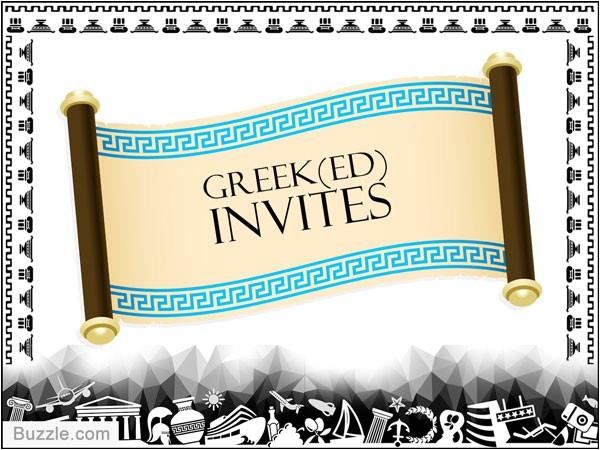 Greek Party Invitations soul Grippingly Beautiful Greek Party Decorations You Need