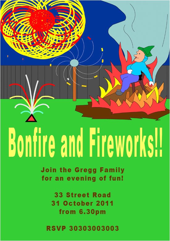 Guy Fawkes Party Invitations Bonfire and Guy Fawkes Guy Fawkes Party Invitations Bonfire and Guy Fawkes