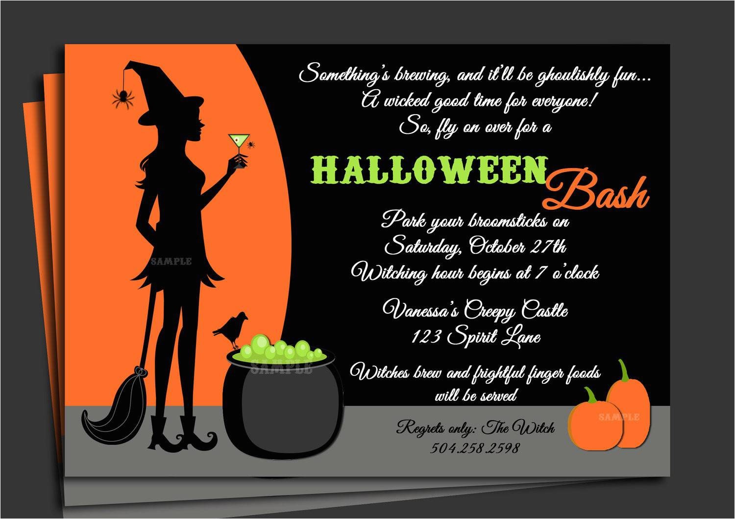Halloween Party Invite Wording for Adults Halloween Party Invitation Ideas Party Invitations Templates