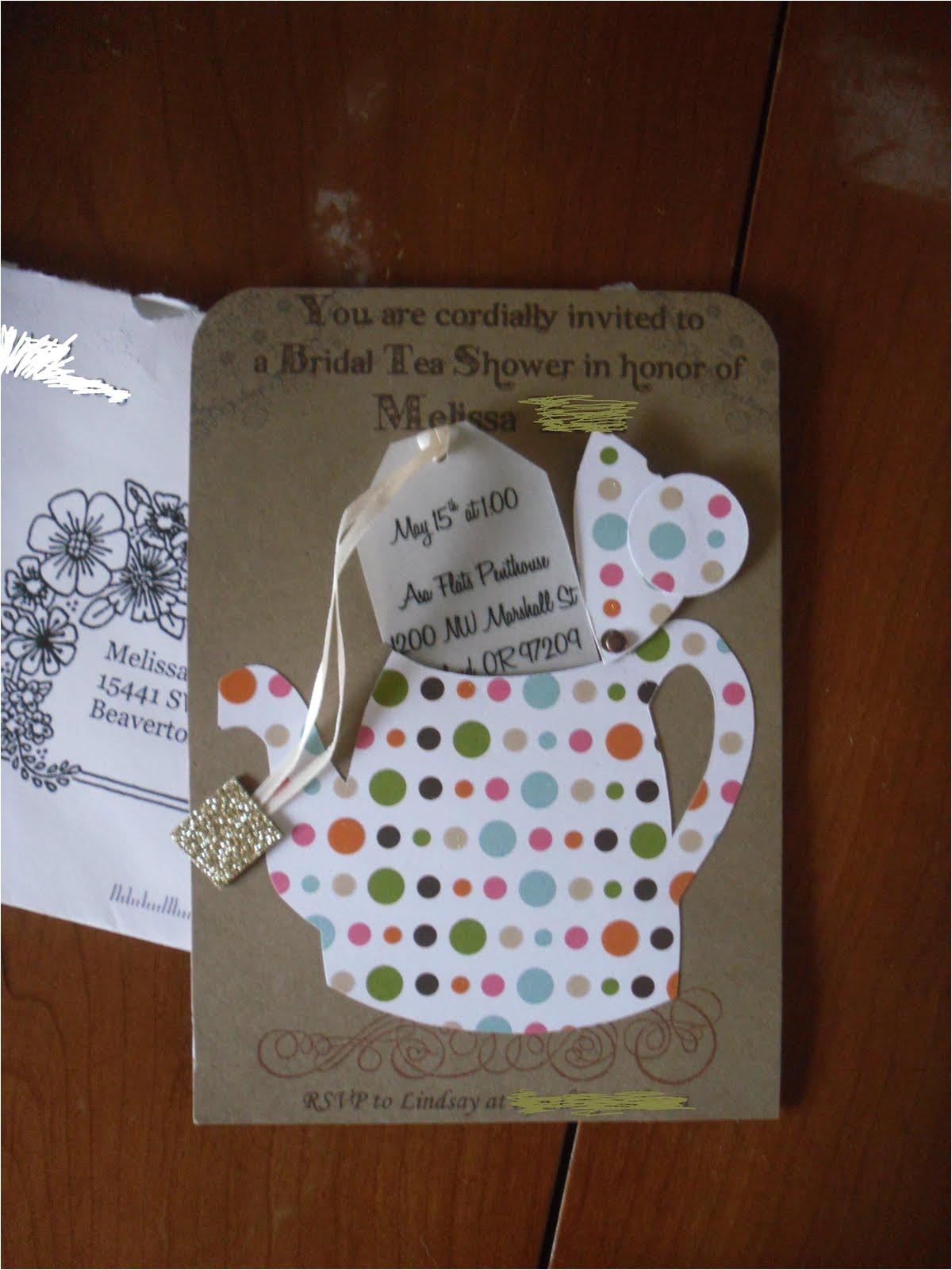 Handmade Tea Party Invitations Tea Party Favors It that What You Want now Home Party Ideas