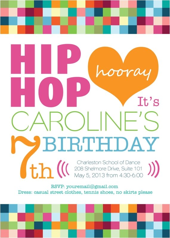 Hip Hop Party Invitations Free Hip Hop Hooray Elizabeth Lauren Hip Hop Party Invitations Free Hip Hop Hooray Elizabeth Lauren