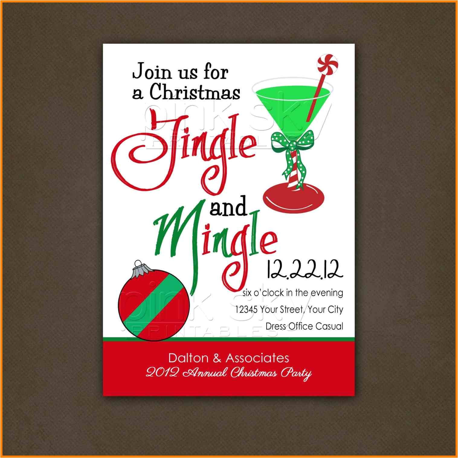 Holiday Cocktail Party Invitation Template 13 Christmas Office Party Invitation Templates Cio Resumed