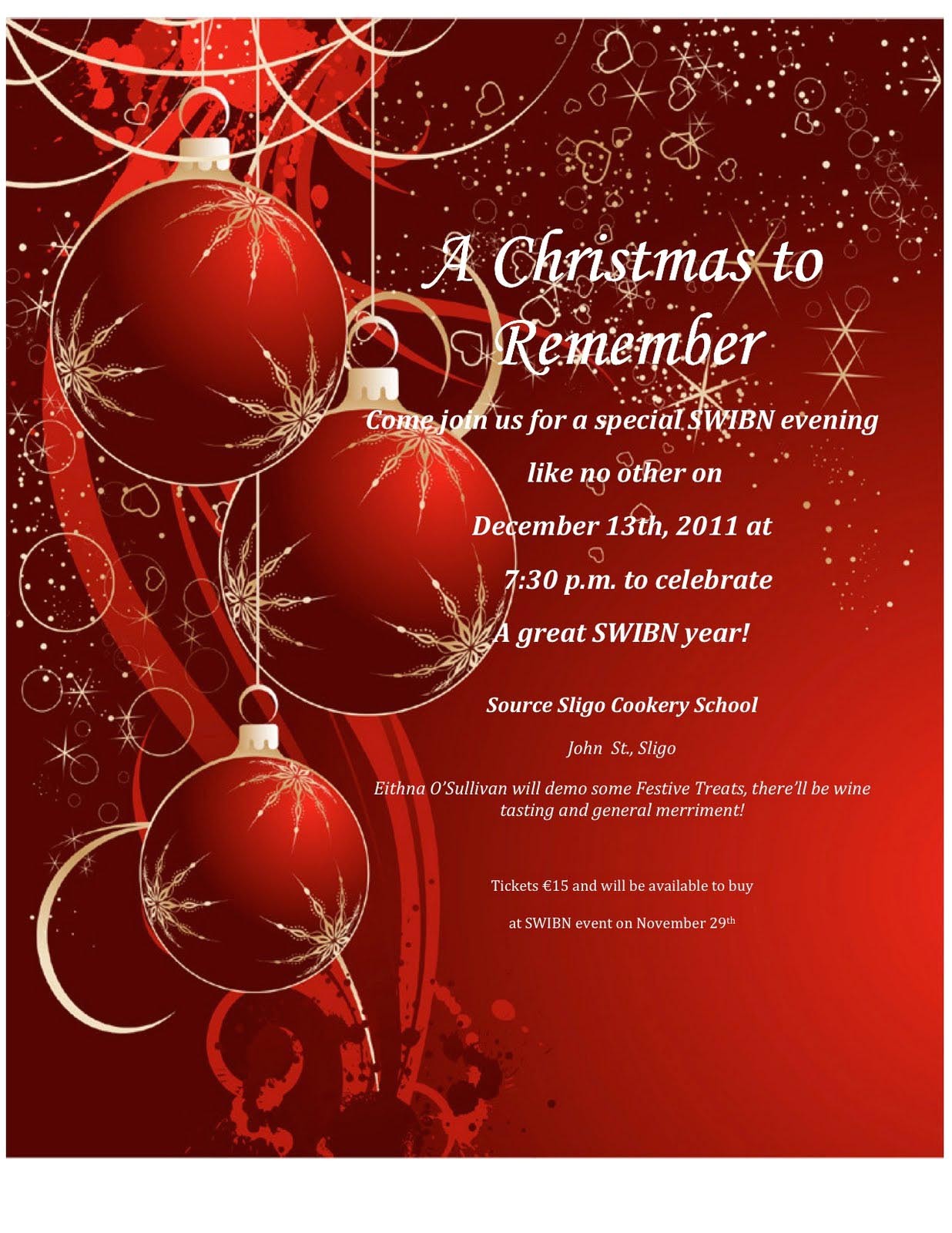 Holiday Party Invitation Templates Publisher Microsoft Publisher Christmas Templates