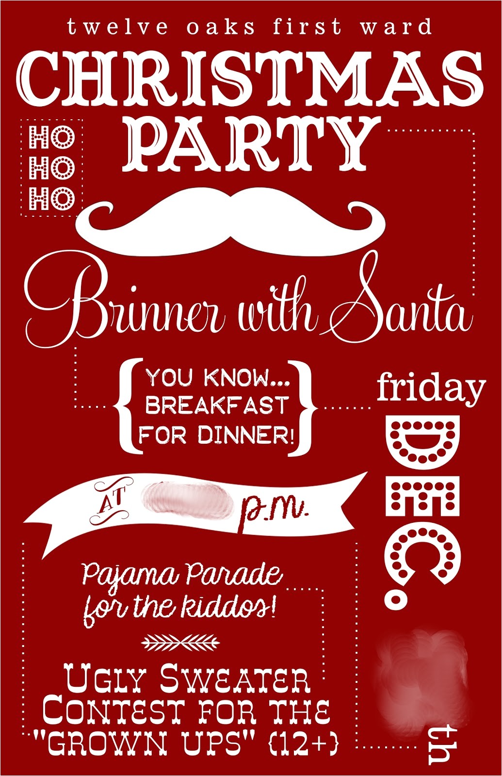 Holiday Party Work Invite My 3 Monsters Life