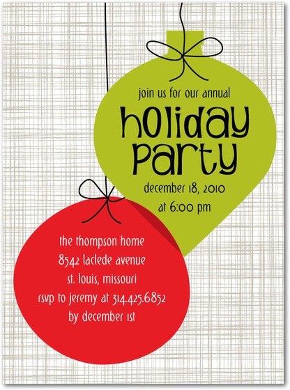 Holiday Party Work Invite Work Christmas Party Invitations Cimvitation