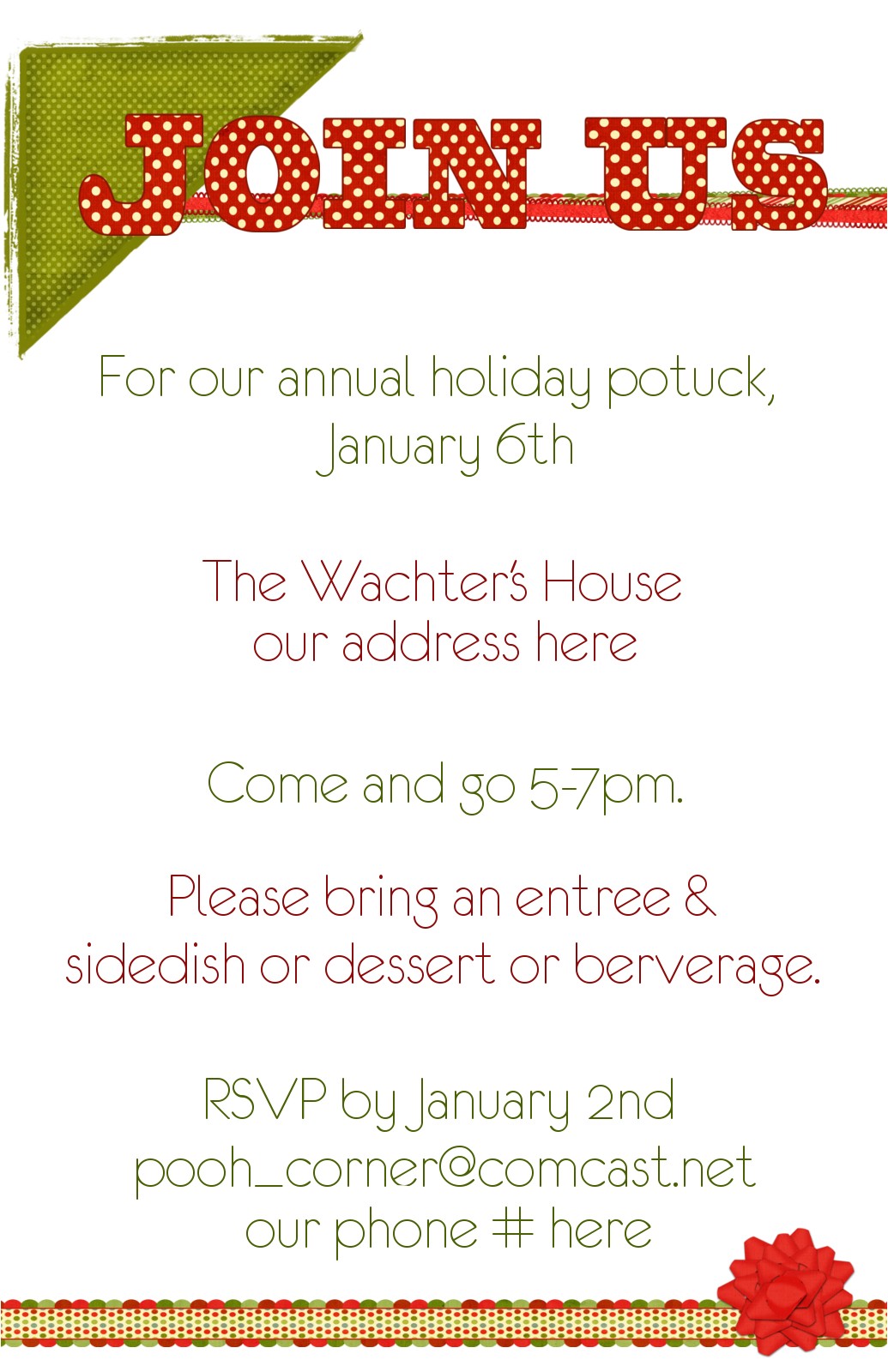 Holiday Potluck Party Invitation Wording Christmas Potluck Quotes Quotesgram