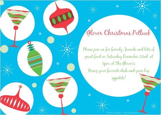 Holiday Potluck Party Invitation Wording Potluck Invite Template Invitation Template