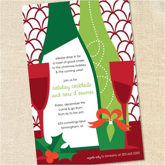 Holiday Wine Tasting Party Invitations Sweet Wishes Holiday Wine Tasting Cocktail Party