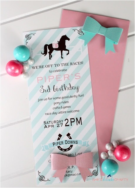 Horse themed Party Invitations Girl Horse Birthday Party Design Dazzle Horse themed Party Invitations Girl Horse Birthday Party Design Dazzle