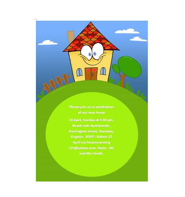 House Party Invitation Template 40 Free Printable Housewarming Party Invitation Templates