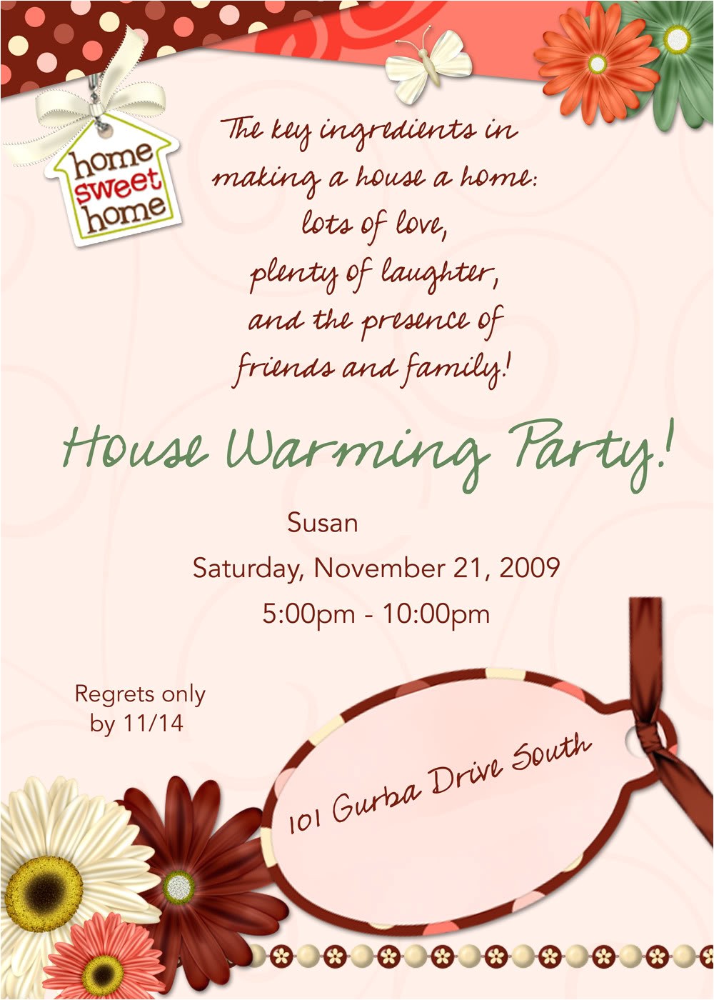 Housewarming Party Message Invite House Warming Invitation Housewarming Party Message Invite House Warming Invitation