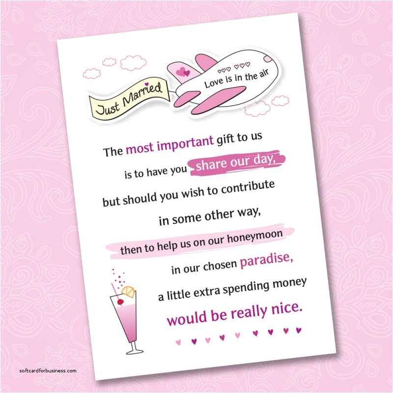 How to ask for Money On A Wedding Invite Wedding Invitation Luxury How to ask for Money On A