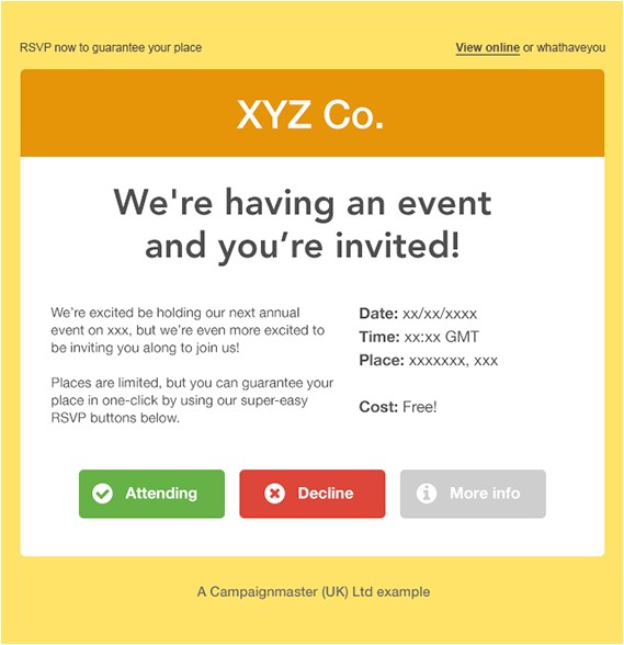How to Make An Email Party Invitation How to Create A Perfect Email Invitation Campaignmaster