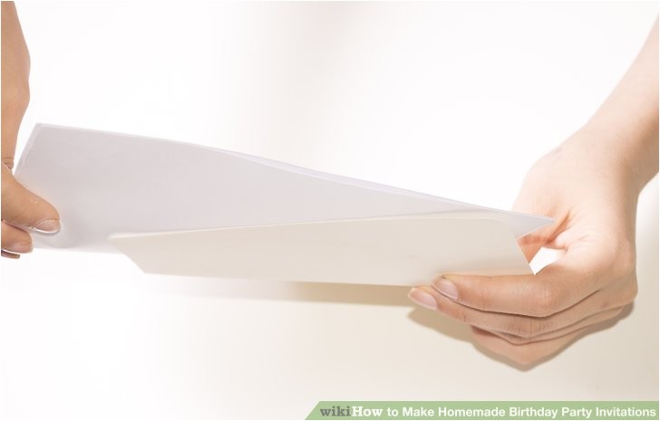How to Make Homemade Birthday Party Invitations 3 Ways to Make Homemade Birthday Party Invitations Wikihow
