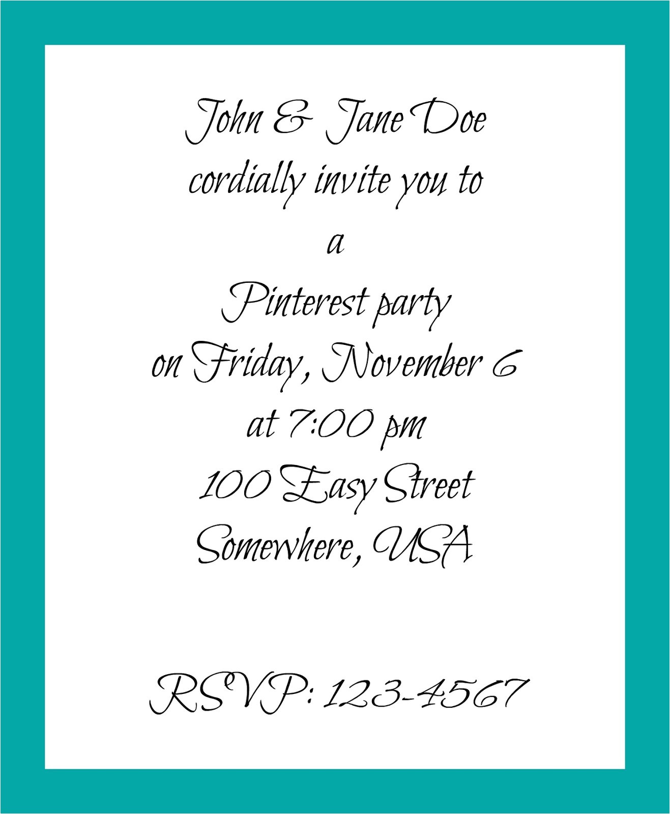 How to Write An Invitation to A Party Life is Sew Daily Hostessing How to Write An